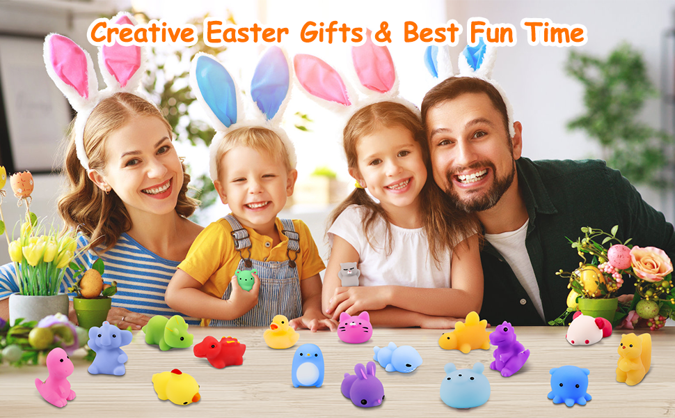 65Pcs Squishy Toys For Kids, Mini Kawaii Mochi Squishies Party Favors, Cute Animal Stress Relief Toys, Classroom Prizes, Christmas Goodie Bag Fillers, Birthday Gifts, Desk Decorations