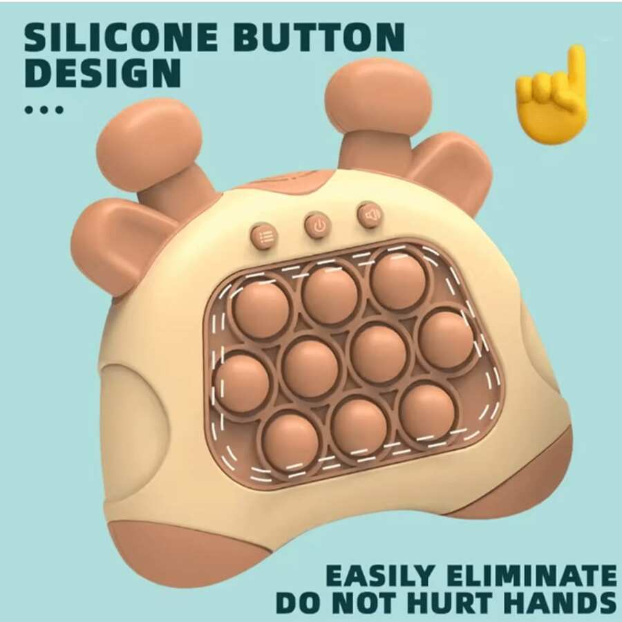 Matching Game Console, Handheld Game, Interactive Educational Learning Toy - Quick-Press Handheld Game Console