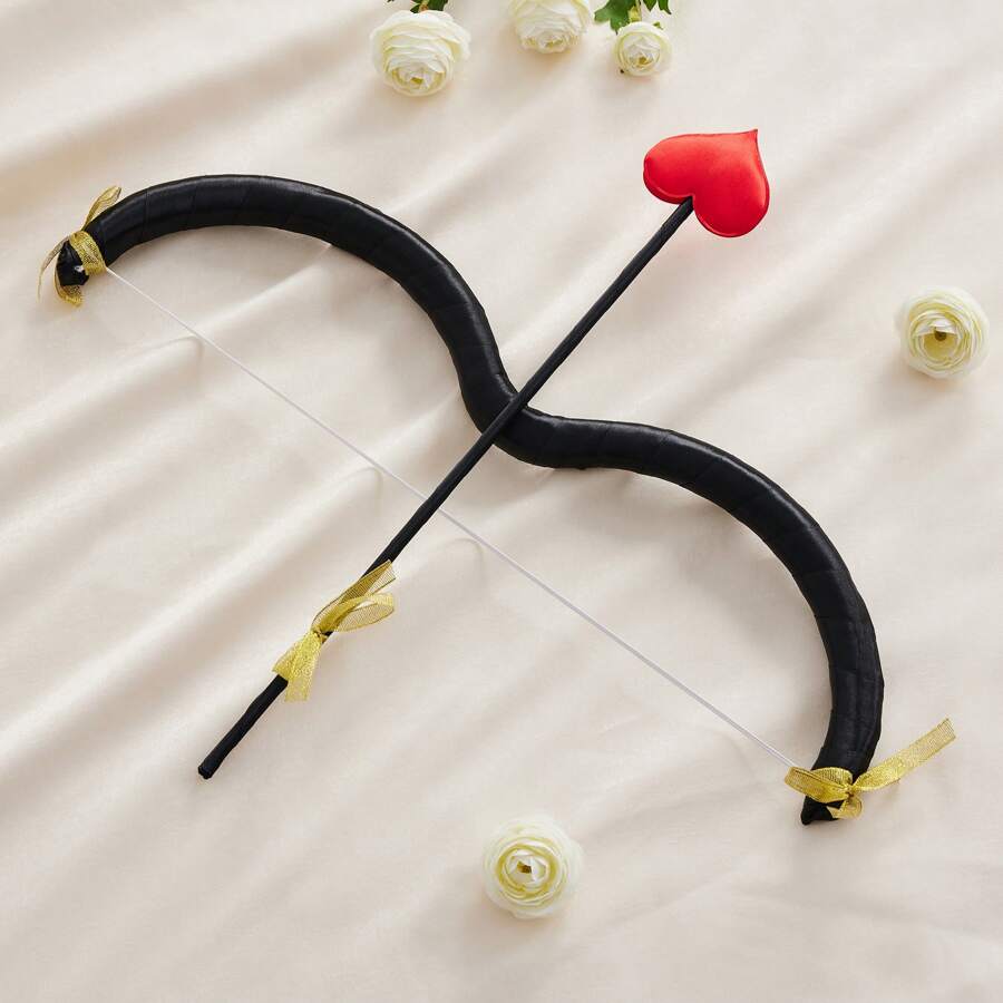 Cupid Bow And Arrow Set, Valentine's Day Cupid Costume Photo Props For Adults And Teens