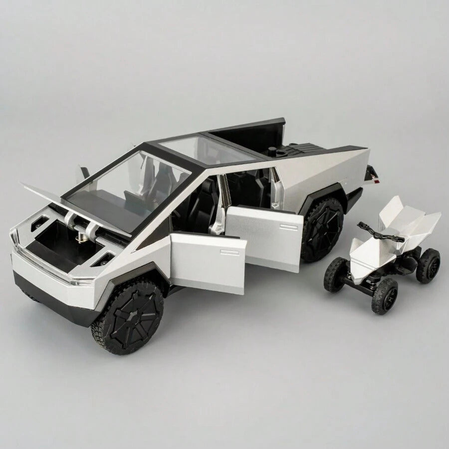 1:32 Scale Zinc Alloy Pickup SUV Model Toy With $Ound Lights And Pull-BackChristmas Surprise Toy Car For Birthday Gifts For Boys And Girls