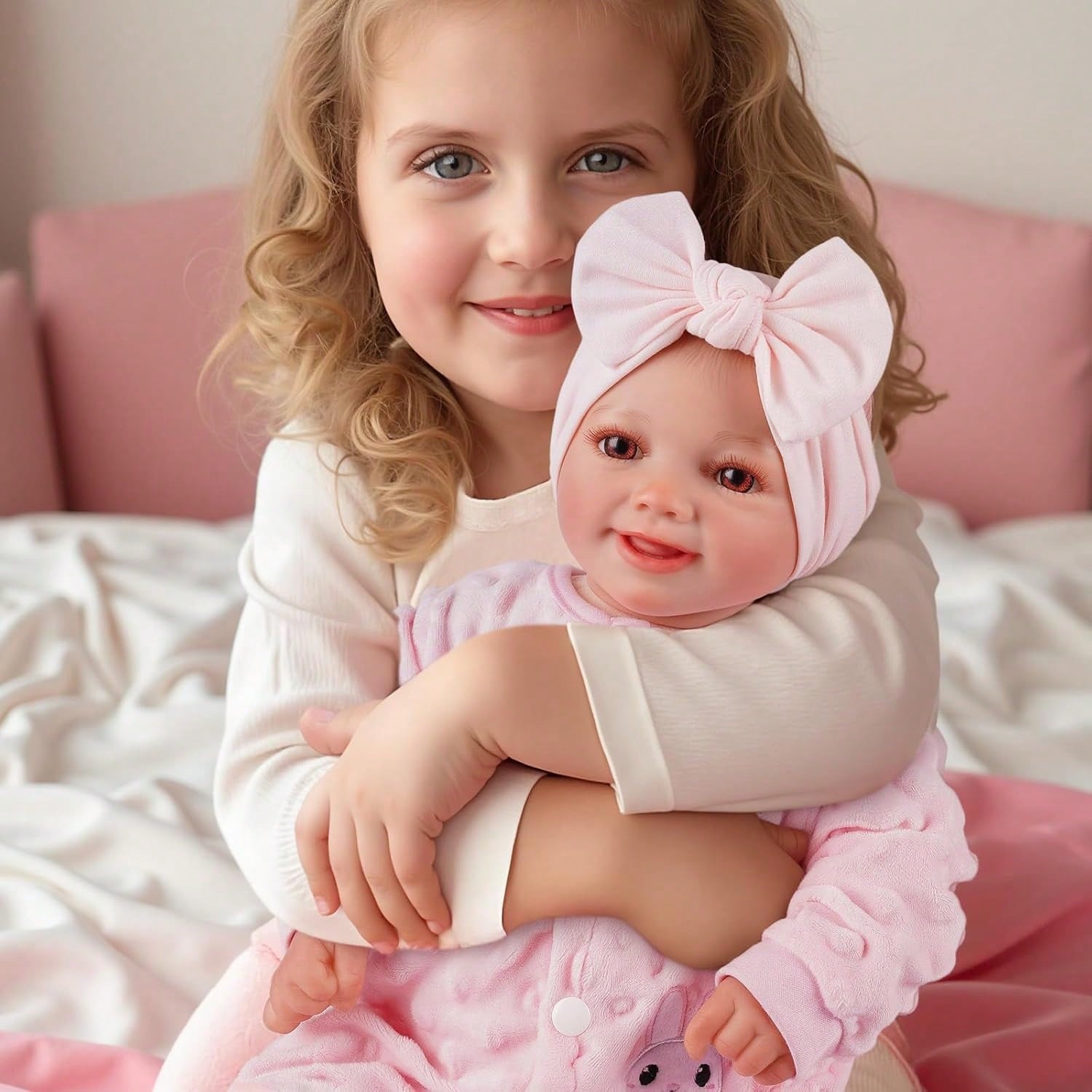 17Inch Cute Soft Vinyl Realistic Baby Doll Poseable Smiling Real Life Baby Dolls With Complete Accessories For 3+ Years Old Gifts Realistic Babies,Baby Alive,Reborn Baby ,Kids Toy,Realistic,Lifelike Baby Dolls,Toys ,Doll Toys