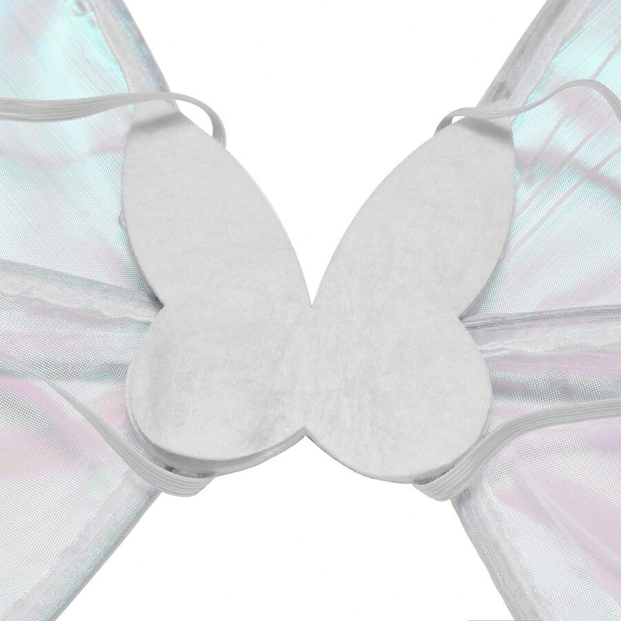 Glowing Butterfly Wings For Kids Girls, Angel Wing Fairy Wings Valentine's Day Costume Colorful Birthday Party Favors Easter