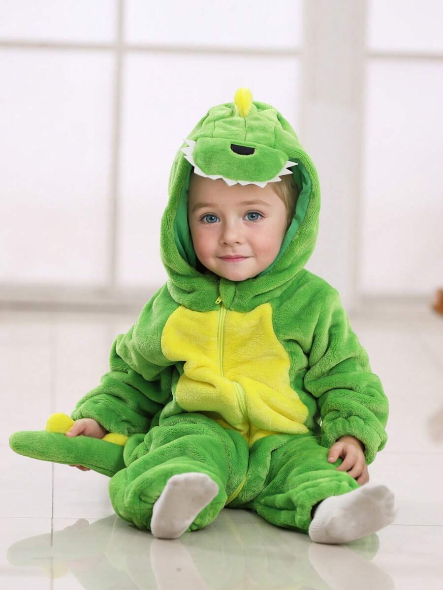 Dinosaur Costumes For Toddlers, Kids Dinosaur Inspired Jumpsuit, Dress Up Outfit For Boys & Girls, Baby's Dinosaur Cosplay Clothesspiderman Costume For Kids,Disfraces De Niños,Beast Boy Costume
