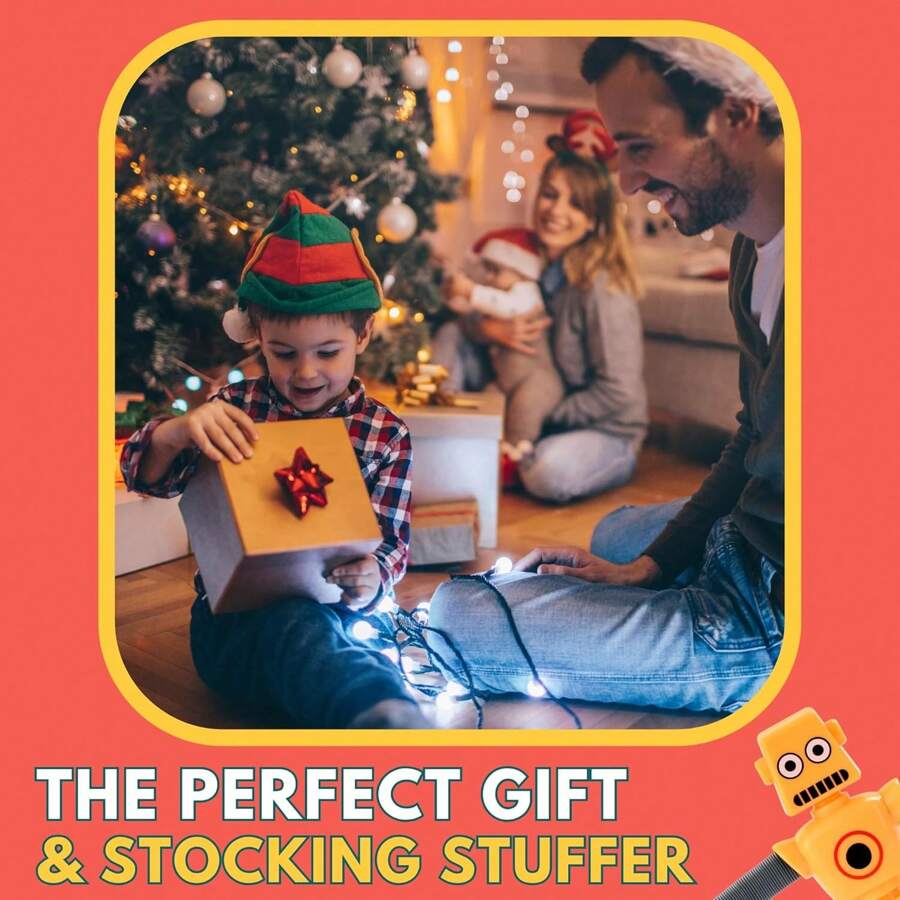 4 Pcs Telescopic Suction Cup Robot Toy, Coolest Pop Tubes Sensory Toys For ToddlersEducational Fidget Toys Robot Party Favors For Anxiety Kids For 3-9 Year Old Boys GirlsA Birthday Present,Perfect Holiday Gift, Birthday Gift, Christmas, Halloween Gift