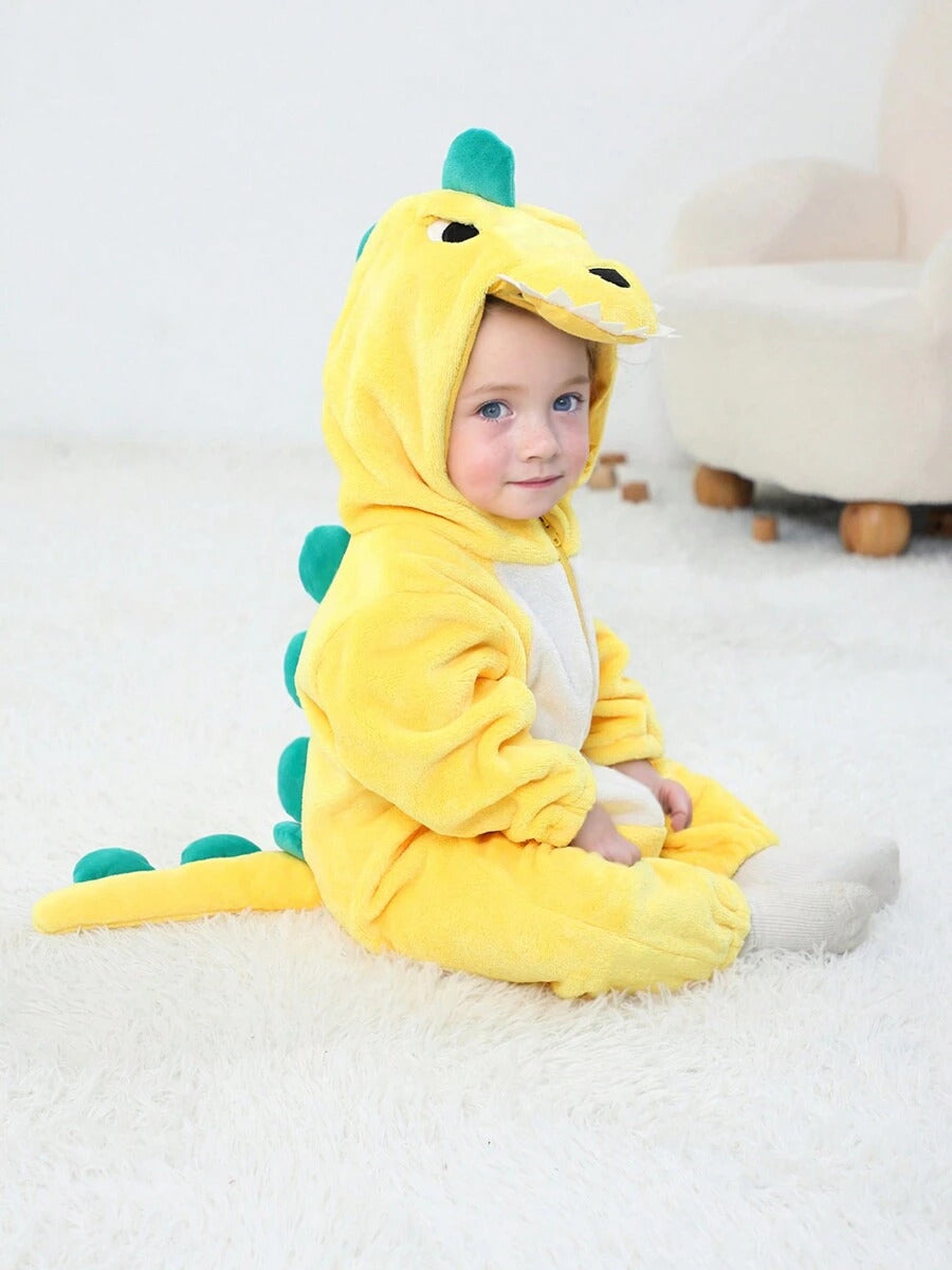 Dinosaur Costumes For Toddlers, Kids Dinosaur Inspired Jumpsuit, Dress Up Outfit For Boys & Girls, Baby's Dinosaur Cosplay Clothesspiderman Costume For Kids,Disfraces De Niños,Beast Boy Costume