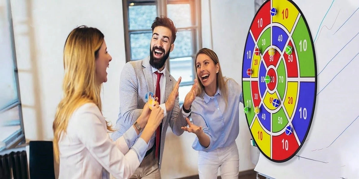 29" Large Dart Board For Kids, Kids Dart Board With Sticky Balls, Boys ToyS,Indoor/SportOutdoor Fun Party Play Game Toys, Birthday Gifts For 3 4 5 6 7 8 9 10 1112 YearOldBoys Girls