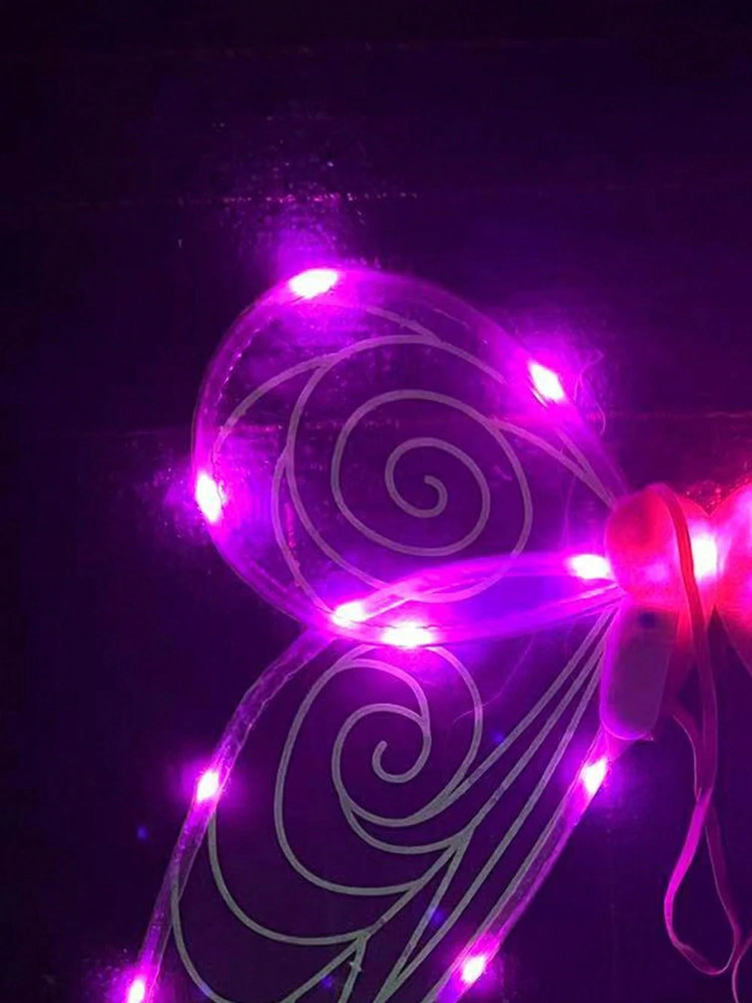 Glowing Butterfly Wings For Kids Girls, Angel Wing Fairy Wings Valentine's Day Costume Colorful Birthday Party Favors Easter