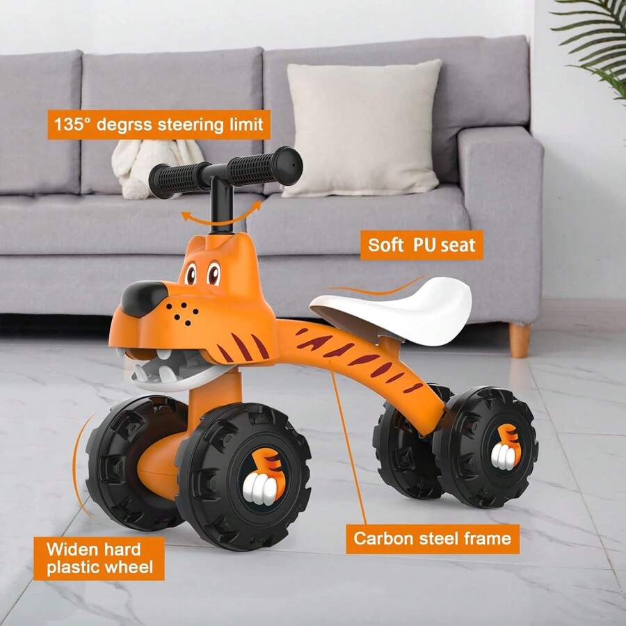 Baby Balance Bike Toys For 1 Year Old, Birthday Gifts For Boys And Girls, Silent Wheels & Non-Pedal Baby Walker Riding Toys For 10-36 Months Toddlers, Kids First Bike Gifts,Toys Baby Boy,Toddler,1year Old Toys