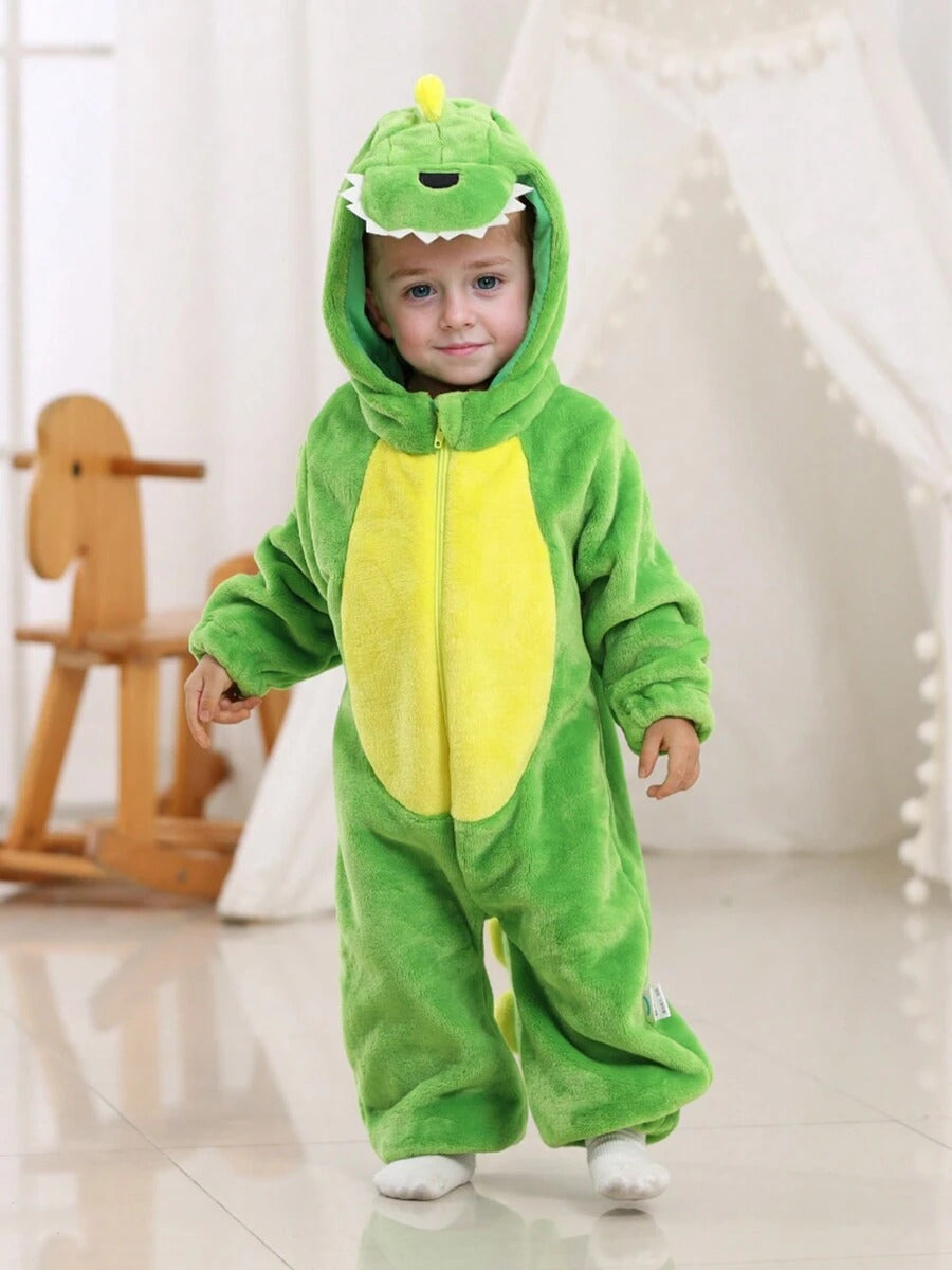 Dinosaur Costumes For Toddlers, Kids Dinosaur Inspired Jumpsuit, Dress Up Outfit For Boys & Girls, Baby's Dinosaur Cosplay Clothesspiderman Costume For Kids,Disfraces De Niños,Beast Boy Costume
