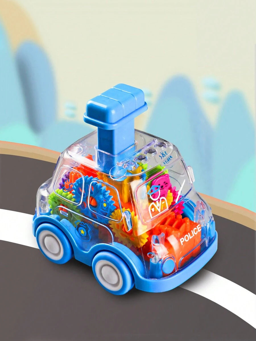 Small Children's Inertial Fall Resistant Press Car Boy Educational Toys Pull Back