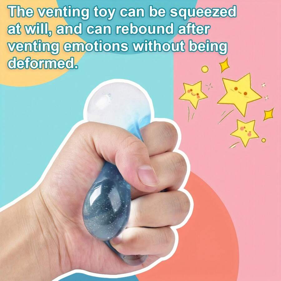 3 Pcs Colorful Relaxation Soft Blocks - Slow Rise, Stress Relief Ball Sensory Toys, Reduce Anxiety, Class Prizes, Thanksgiving, Christmas Gifts, 2025 New Year Gifts (Random Colors)
