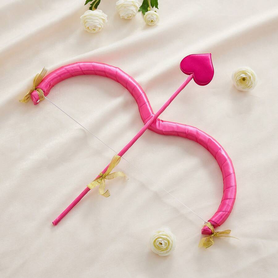 Cupid Bow And Arrow Set, Valentine's Day Cupid Costume Photo Props For Adults And Teens