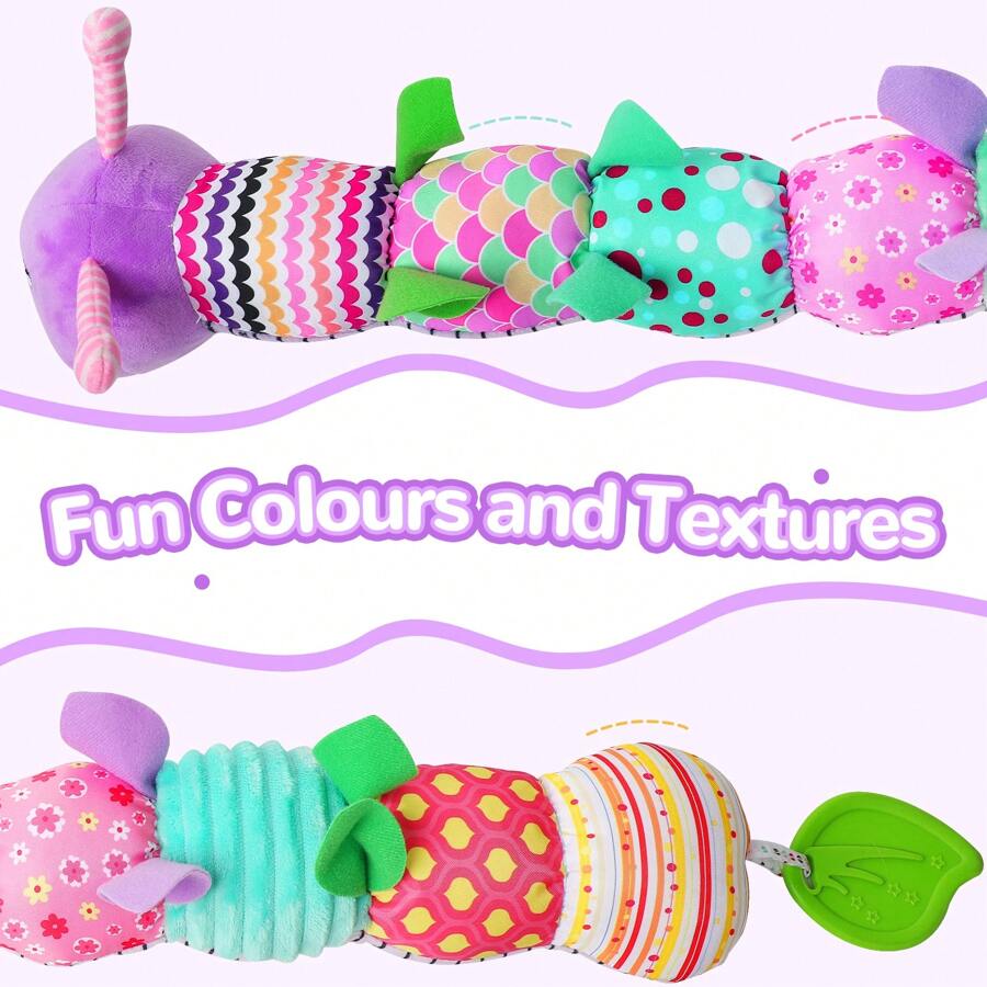 Newborn Baby Girl Gift Toys For 0 3 6 12 Months,Infant Tummy Time Toys,Musical Stuffed Animal With Multi-Sensory Crinkle, Rattle And Textures,Baby Boy Girl Halloween Gifts, Baby Stuff