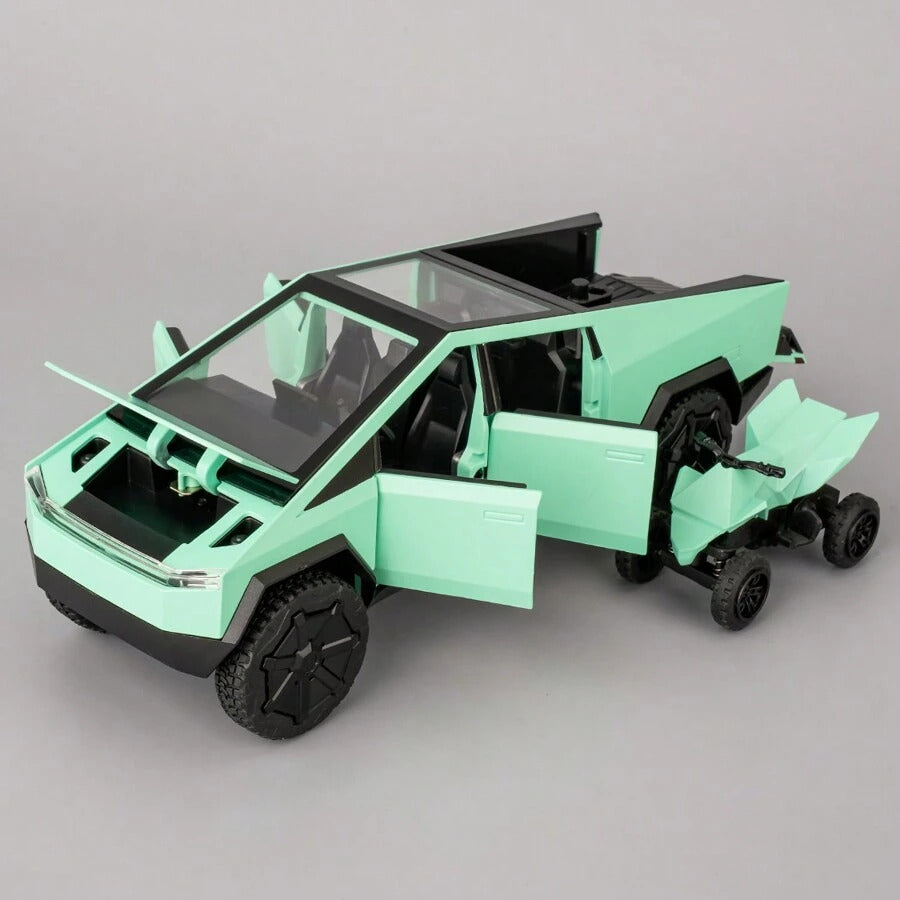 1:32 Scale Zinc Alloy Pickup SUV Model Toy With $Ound Lights And Pull-BackChristmas Surprise Toy Car For Birthday Gifts For Boys And Girls