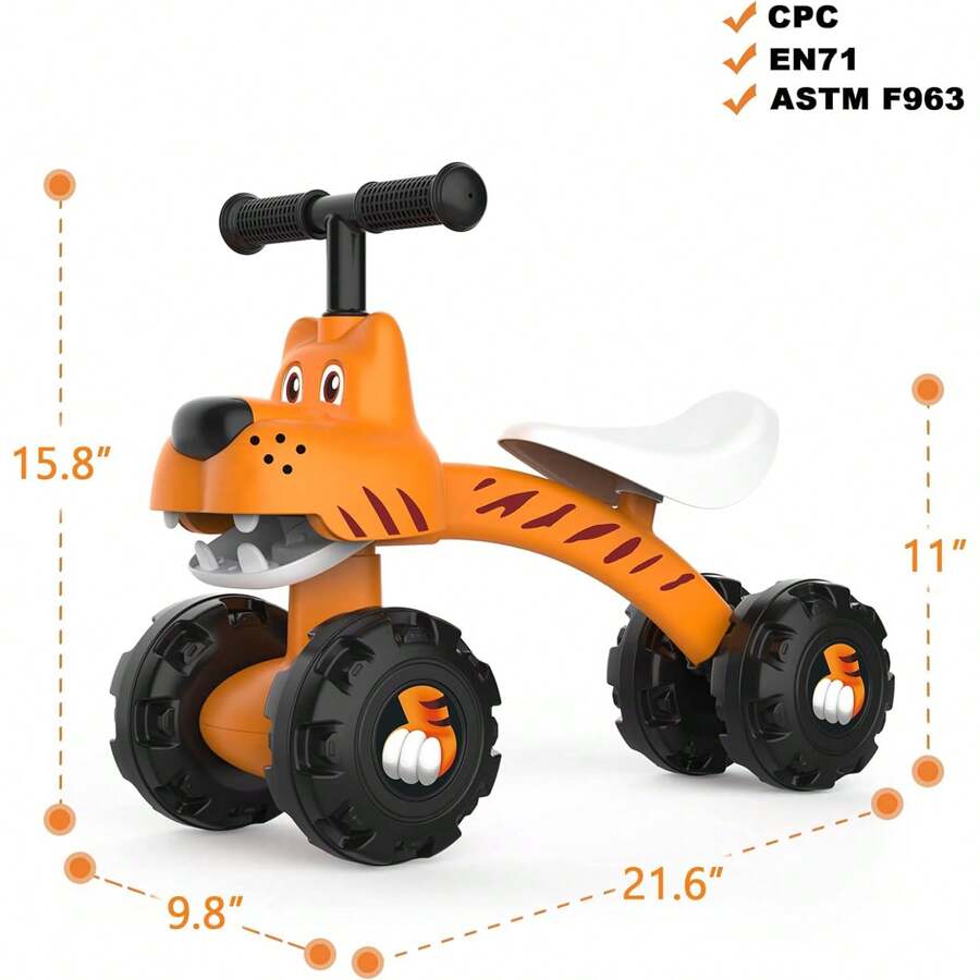 Baby Balance Bike Toys For 1 Year Old, Birthday Gifts For Boys And Girls, Silent Wheels & Non-Pedal Baby Walker Riding Toys For 10-36 Months Toddlers, Kids First Bike Gifts,Toys Baby Boy,Toddler,1year Old Toys