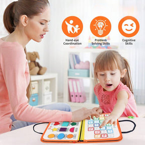 3 Pages/4 Pages Sensory Activity Board, Quiet Book, Toys, Life Tips, Educational Learning Toys, Color, Shape, Distinguishing Letters, Matching Games, Felt Toys, Christmas Halloween Birthday Gifts