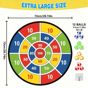 29" Large Dart Board For Kids, Kids Dart Board With Sticky Balls, Boys ToyS,Indoor/SportOutdoor Fun Party Play Game Toys, Birthday Gifts For 3 4 5 6 7 8 9 10 1112 YearOldBoys Girls