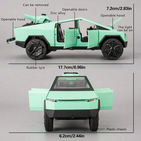 1:32 Scale Zinc Alloy Pickup SUV Model Toy With $Ound Lights And Pull-BackChristmas Surprise Toy Car For Birthday Gifts For Boys And Girls