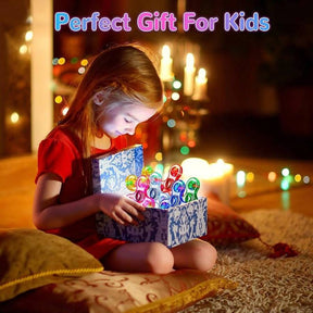 Light Up Sensory Fidget Toys 4-8 8-12, Classroom Prizes LED Glow In Dark Hand ADHD Autism Boys Girls 3-5 Birthday Gifts
