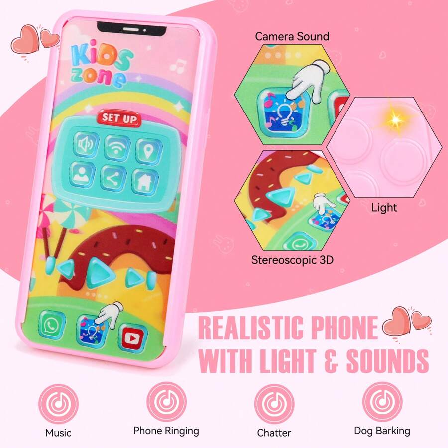 Play Purse For Little Girls, Pretend Princess PlayGirls Toys For 3 4 5 6 7 8 Year Old, Toddler Pursewith Accessories, Kids Toy Purse Birthday ForGirs Ages 3-5 4-5 6-8