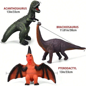 6 Piece Jumbo Dinosaur Toys For Kids And Toddlers, Dinosaur Toys For Kids 3-5, Large Soft Dinosaur Toys For Dinosaur Lovers - Perfect Dinosaur Party Favors, Birthday Gifts