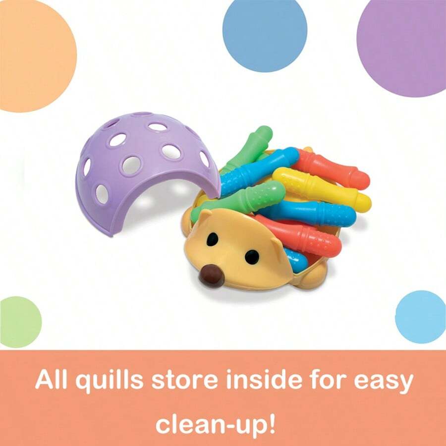 Toddler Learning Toys - Fine Hand Hedgehog, Fine Motor Toys, Over 12 Months Old, 14-Piece Set, Toddler Toys, Essential Toys For Newborns, Children's Day Gifts, Special Promotion In Summer, Kids Toys