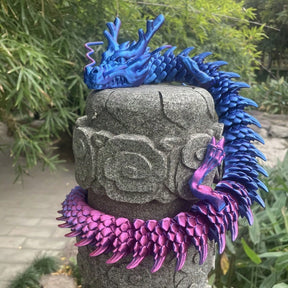 35.4 Inch Chinese Loong Model Set, 3D Printing Movable Dragon Tabletop Decorations&Decompression Toys, Flexible Joints, Which Help The Development Of Creativity And Imagination