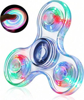 Light Up Sensory Fidget Toys 4-8 8-12, Classroom Prizes LED Glow In Dark Hand ADHD Autism Boys Girls 3-5 Birthday Gifts