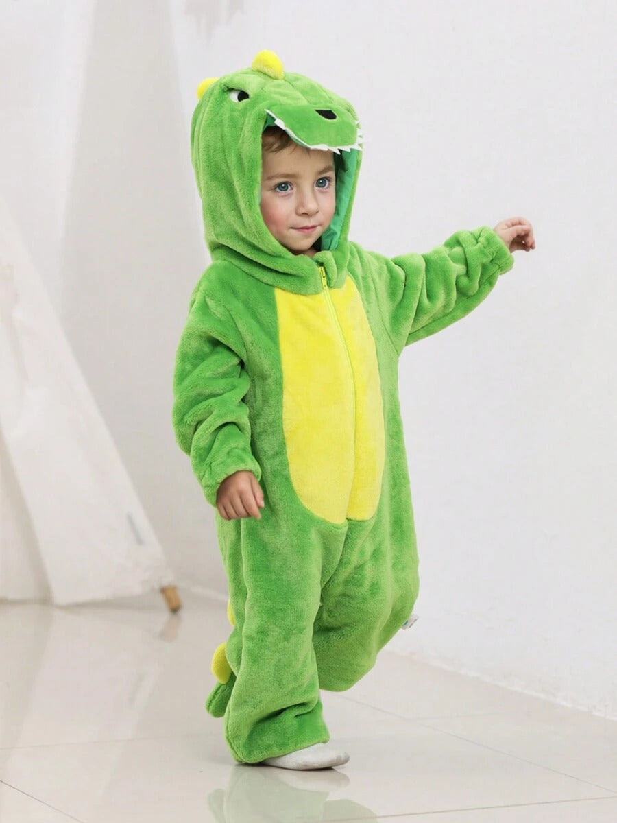 Dinosaur Costumes For Toddlers, Kids Dinosaur Inspired Jumpsuit, Dress Up Outfit For Boys & Girls, Baby's Dinosaur Cosplay Clothesspiderman Costume For Kids,Disfraces De Niños,Beast Boy Costume