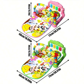 Baby Interactive Music Pedal Piano Play Mat - Fun And Educational Fitness Frame Toy For Baby,