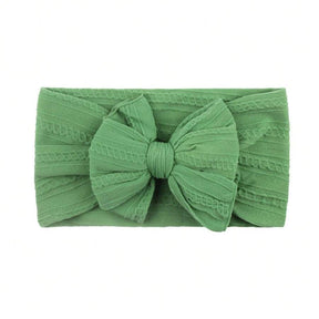 18PCS Handmade Baby Headbands Soft Stretchy Nylon Hair Bands With Bows For Newborn Infant Baby Toddler Girls