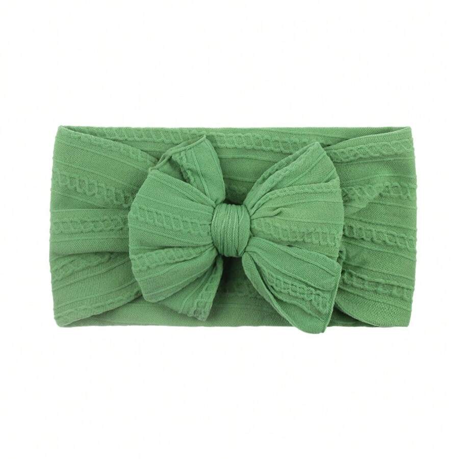 18PCS Handmade Baby Headbands Soft Stretchy Nylon Hair Bands With Bows For Newborn Infant Baby Toddler Girls