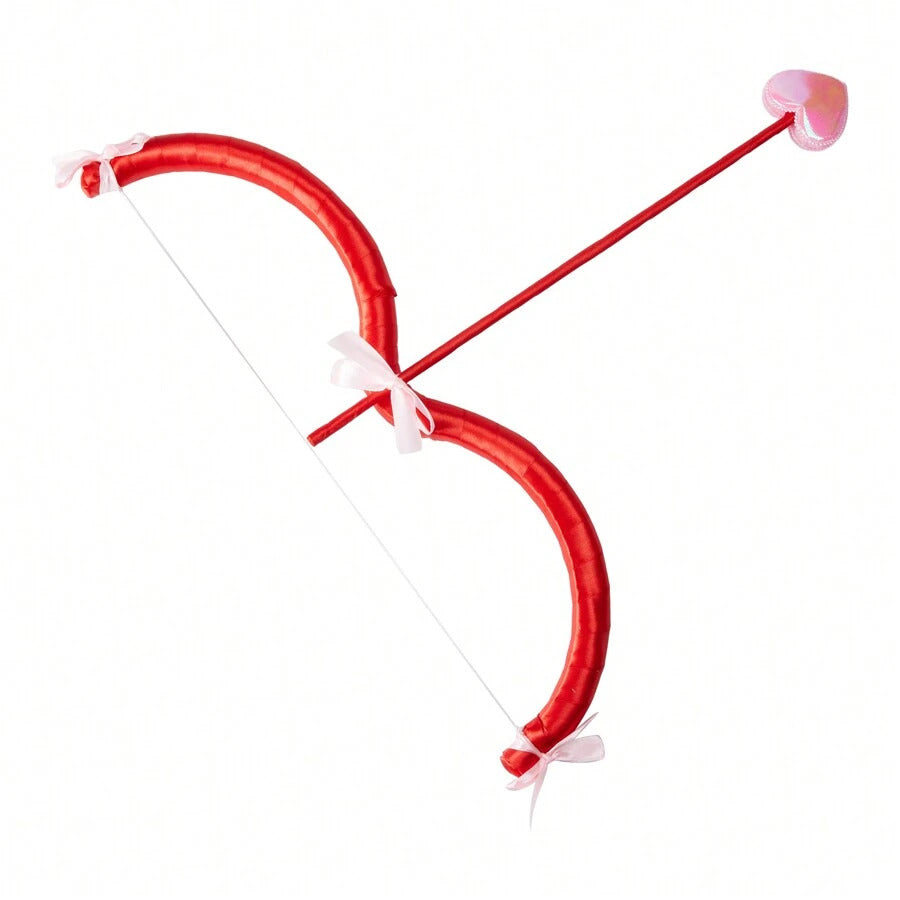 Cupid Bow And Arrow Set, Valentine's Day Cupid Costume Photo Props For Adults And Teens