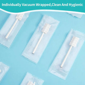 Baby Tongue Cleaner, Newborn Toothbrush,  Disposable Infant Toothbrush Clean Mouth,Gauze Gum Cleaner Oral Cleaning Stick Dental Care For 0-36 Month