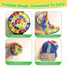 29" Large Dart Board For Kids, Kids Dart Board With Sticky Balls, Boys ToyS,Indoor/SportOutdoor Fun Party Play Game Toys, Birthday Gifts For 3 4 5 6 7 8 9 10 1112 YearOldBoys Girls