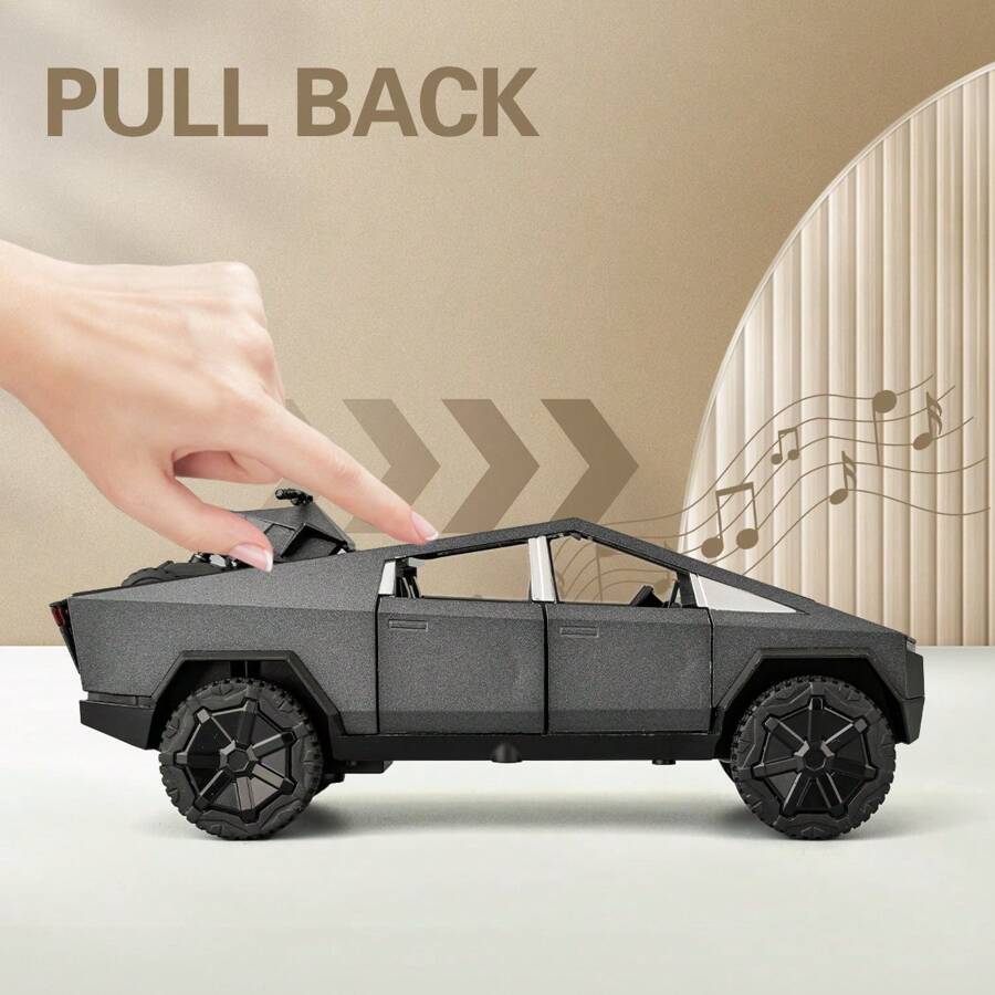 1:32 Scale Zinc Alloy Pickup SUV Model Toy With $Ound Lights And Pull-BackChristmas Surprise Toy Car For Birthday Gifts For Boys And Girls