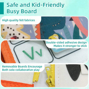 3 Pages/4 Pages Sensory Activity Board, Quiet Book, Toys, Life Tips, Educational Learning Toys, Color, Shape, Distinguishing Letters, Matching Games, Felt Toys, Christmas Halloween Birthday Gifts
