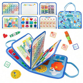 3 Pages/4 Pages Sensory Activity Board, Quiet Book, Toys, Life Tips, Educational Learning Toys, Color, Shape, Distinguishing Letters, Matching Games, Felt Toys, Christmas Halloween Birthday Gifts