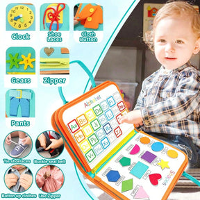 3 Pages/4 Pages Sensory Activity Board, Quiet Book, Toys, Life Tips, Educational Learning Toys, Color, Shape, Distinguishing Letters, Matching Games, Felt Toys, Christmas Halloween Birthday Gifts