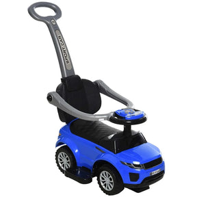 3 In 1 Push Cars for Toddlers Kid Ride on Push Car Stroller Sliding Walking Car with Horn Music Light Function Secure Bar Ride on Toy for Boy Girl 1-3 Years Old Pink