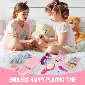 Play Purse For Little Girls, Pretend Princess PlayGirls Toys For 3 4 5 6 7 8 Year Old, Toddler Pursewith Accessories, Kids Toy Purse Birthday ForGirs Ages 3-5 4-5 6-8