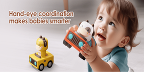 Press To Go Car Toys For Toddlers 1-3, Baby Animal Racing Cars, Infant Play Vehicle Set, BabyPush Go Friction Car Toys For 18+ Months, Birthday Gifts For 1-2 Years Old Boys