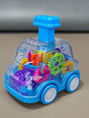 Small Children's Inertial Fall Resistant Press Car Boy Educational Toys Pull Back