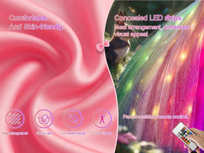 Light Up Pink Princess Dresses For Girls Halloween Costumes Girls Toddler Kids Teens