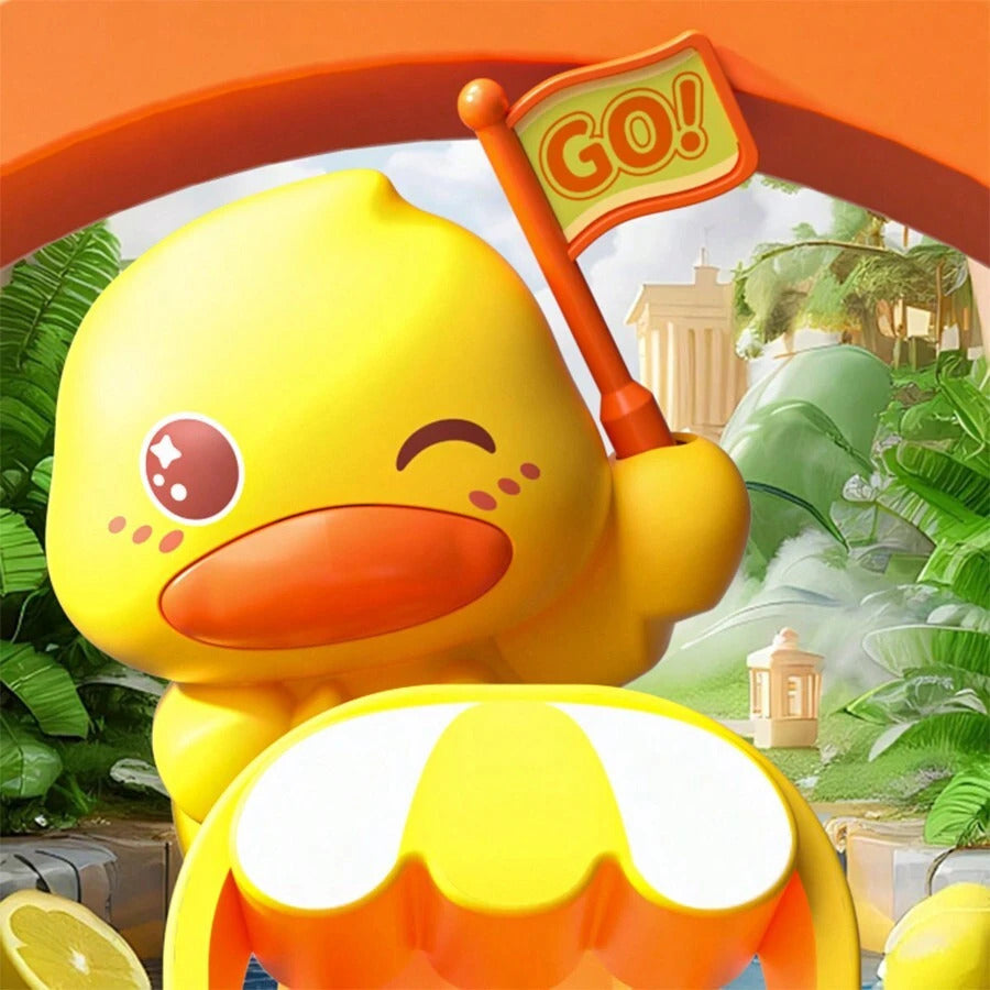 Small Duck Climbing Stairs Duck Roller Kids Toys, Electric Automatic Track Slide Stairs Coaster Toys With 6 Duck For Kids, Indoor Toy With Led Flashing Lights Small Duck Slide Toy For 3-8 Kids Birthday Gifts Boys Girls