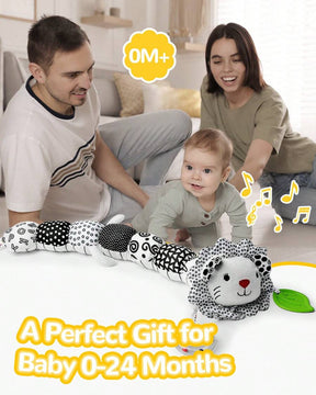 Newborn Baby Girl Gift Toys For 0 3 6 12 Months,Infant Tummy Time Toys,Musical Stuffed Animal With Multi-Sensory Crinkle, Rattle And Textures,Baby Boy Girl Halloween Gifts, Baby Stuff