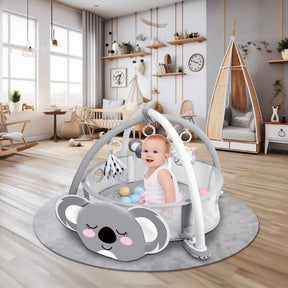 4-In-1 Baby Play Mat Baby Gym,Mat For Floor Activity Gym Ball Pit Including 30 Balls With 5 Infant Learning Sensory Baby Toys For Newborn Toddler To Develop Motor Cognition Boy & Girl Spring Halloween Gifts